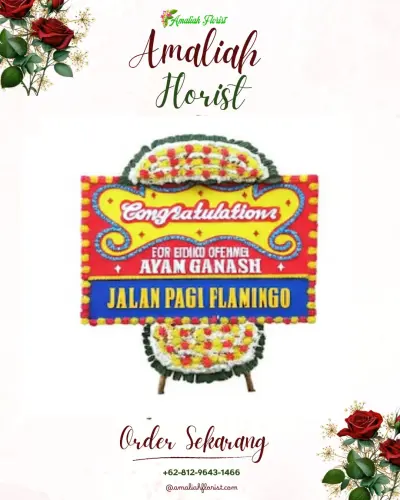 Bunga Papan Congratulation di Patrasana